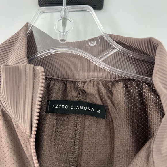 AZTEC DIAMOND LONG SLEEVE MESH SHIRT NEW BROWN MEDIUM - Picture 5 of 10